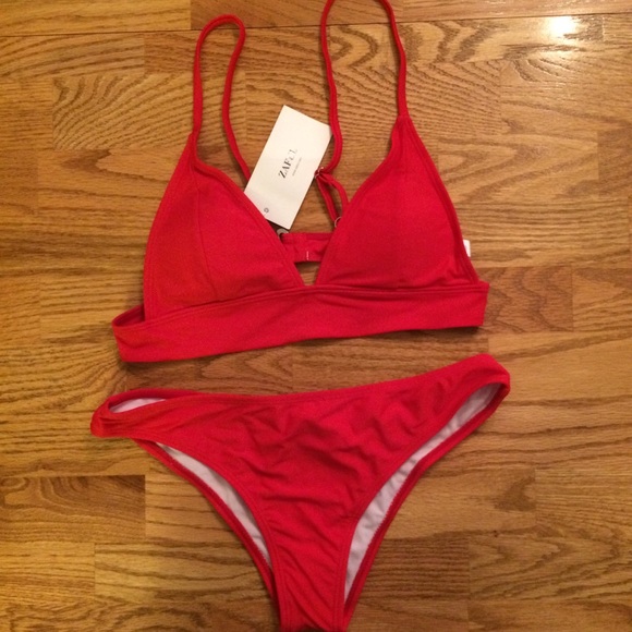 Zaful Other - ❤️NWT Zaful Red Padded Bikini Set-Medium❤️